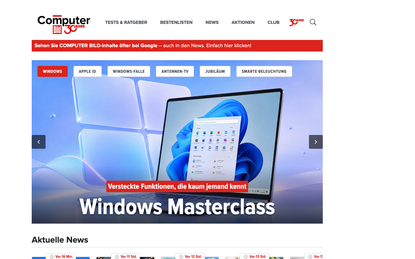 Computerbild Homepage Verlags-Referenz — Browser-Screenshot 2026-06-17