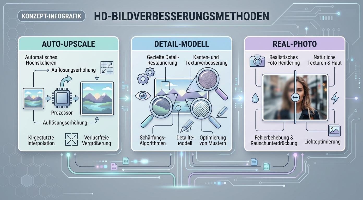Konzept-Infografik: 4 Topaz-Pain-Points + VanceAI-Antwort