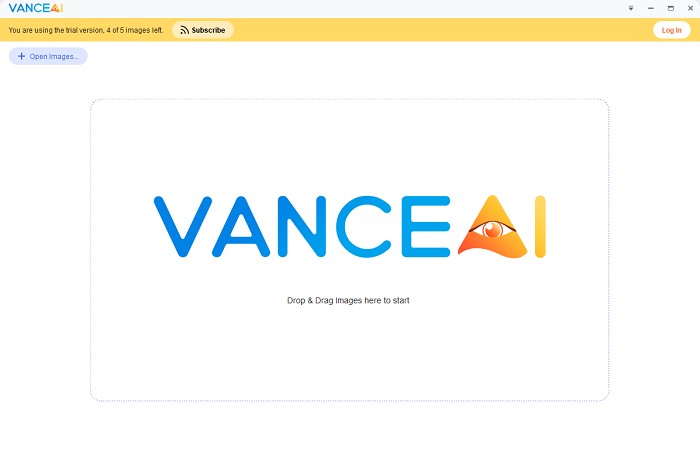 Bild zum VanceAI Image Upscaler hochladen (Schritt 3)