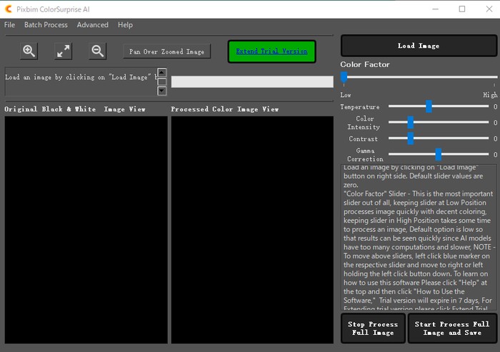 Pixbimのメインインターフェース