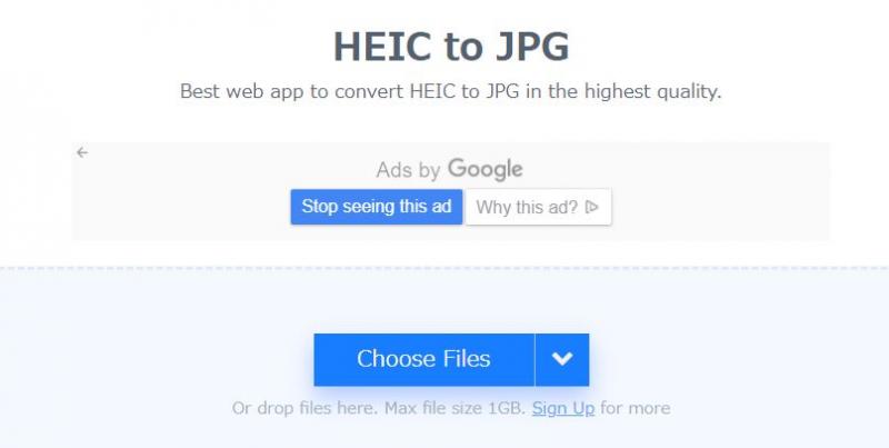 freeconvert HEIC変換