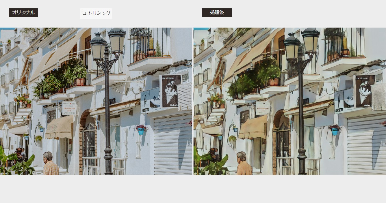 一般写真のイラスト化