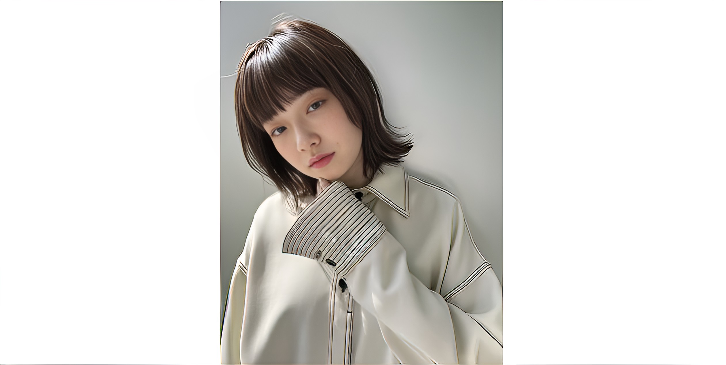 シンプルストレート+外ハネ巻き