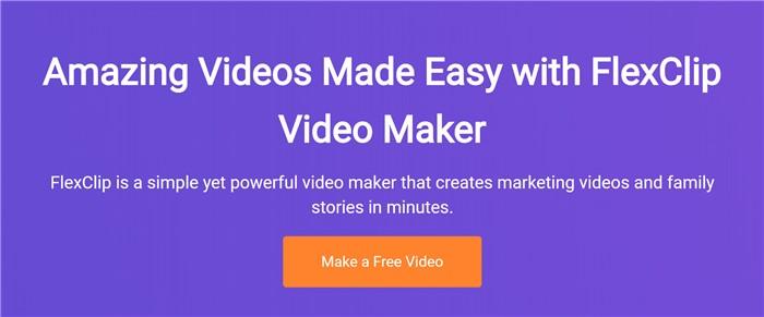 Flexclip Online-Video-Verbesserung im Browser