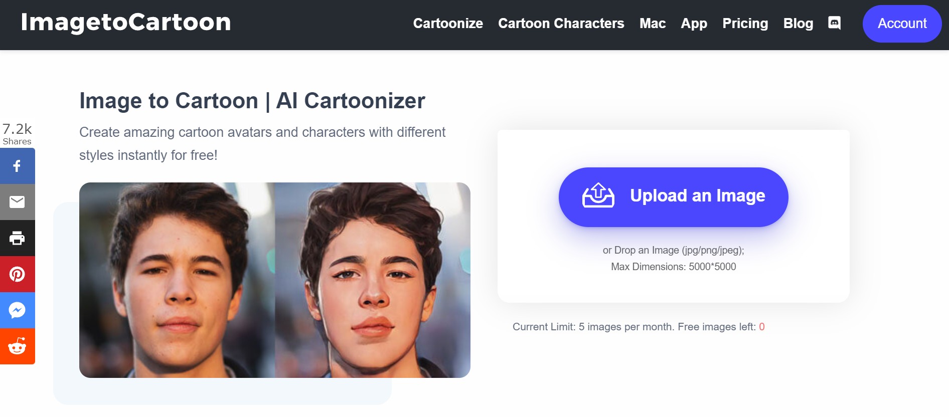 image to cartoon