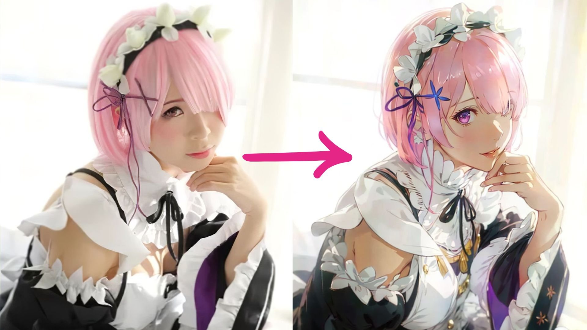 写真をアニメキャラに変換