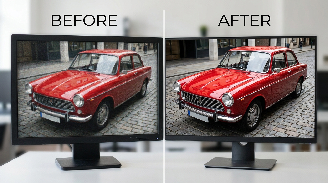 Make a low-res image HD with VanceAI - before and after