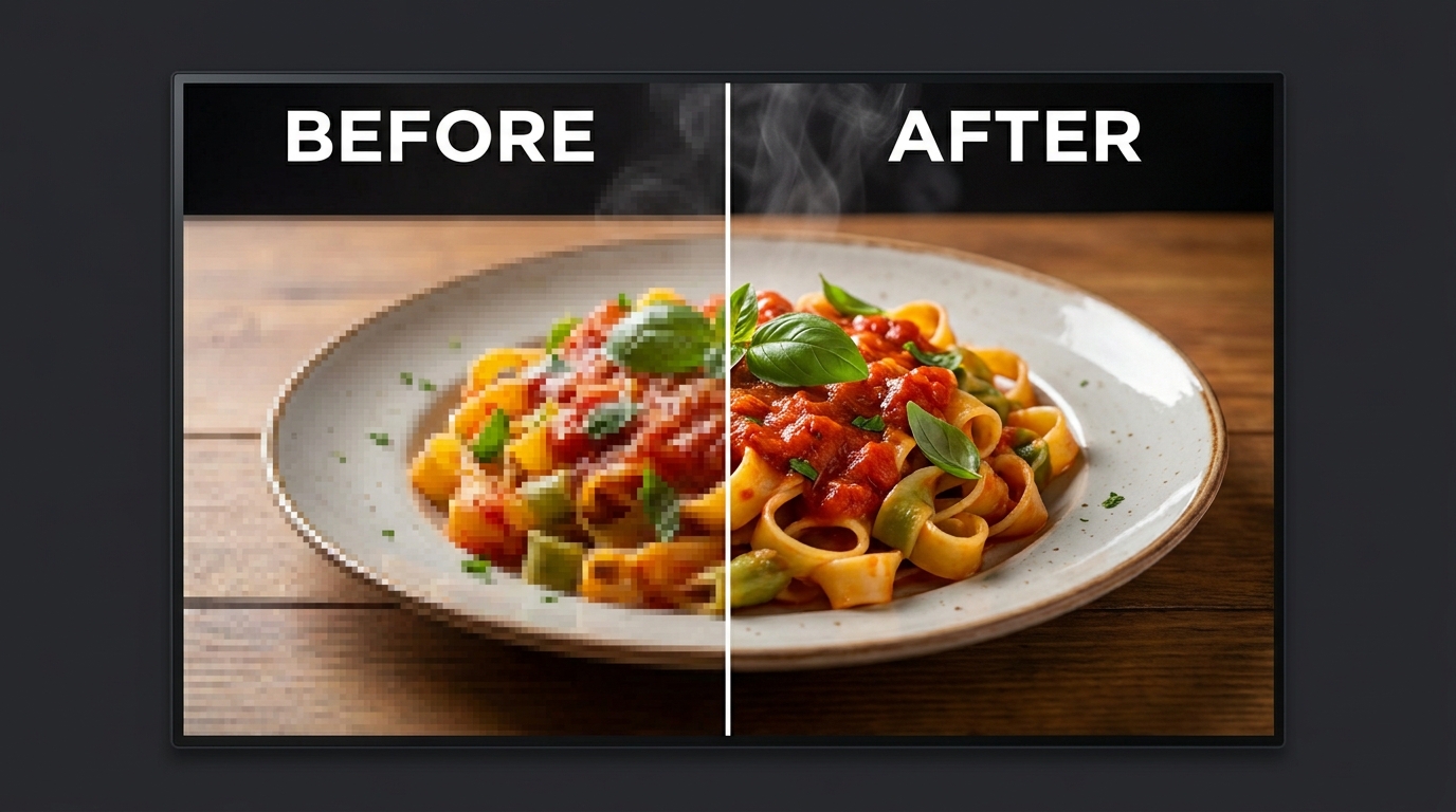 Fix a low-resolution photo with VanceAI - before and after