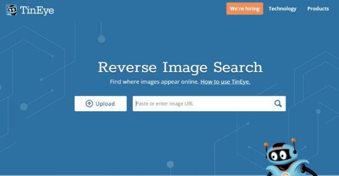 TinEye Reverse Image Search Engine