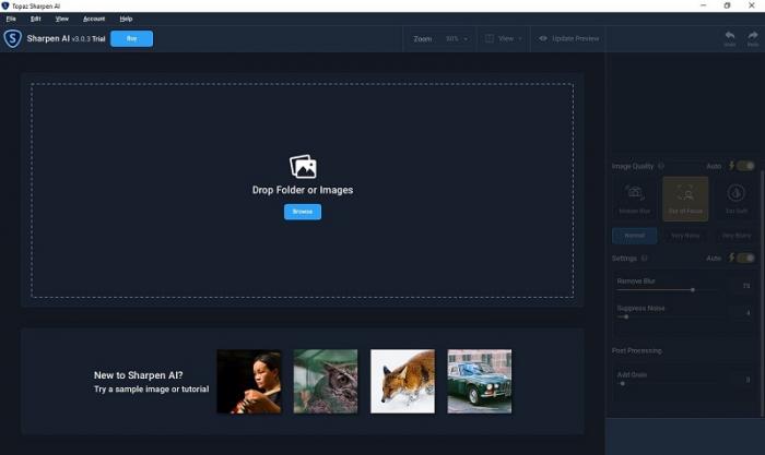 upload image interface