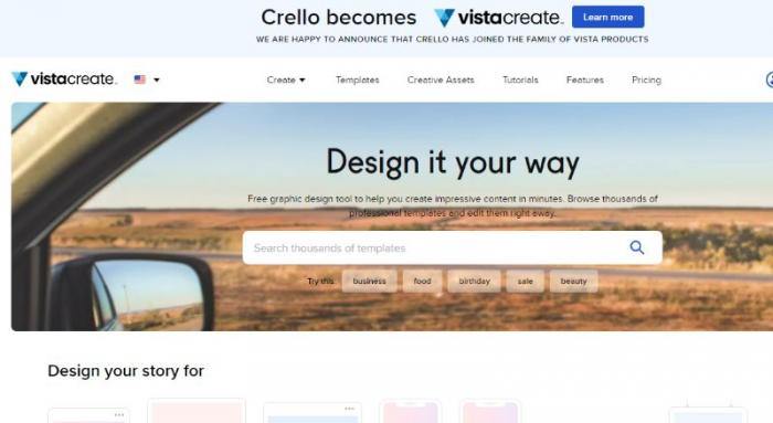 unsplash alternative VistaCreate