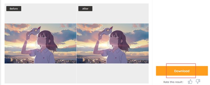 download-enlarged-result