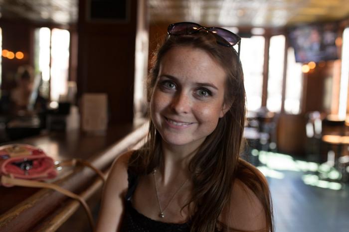 smiling woman