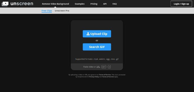 background gif remover Unscreen