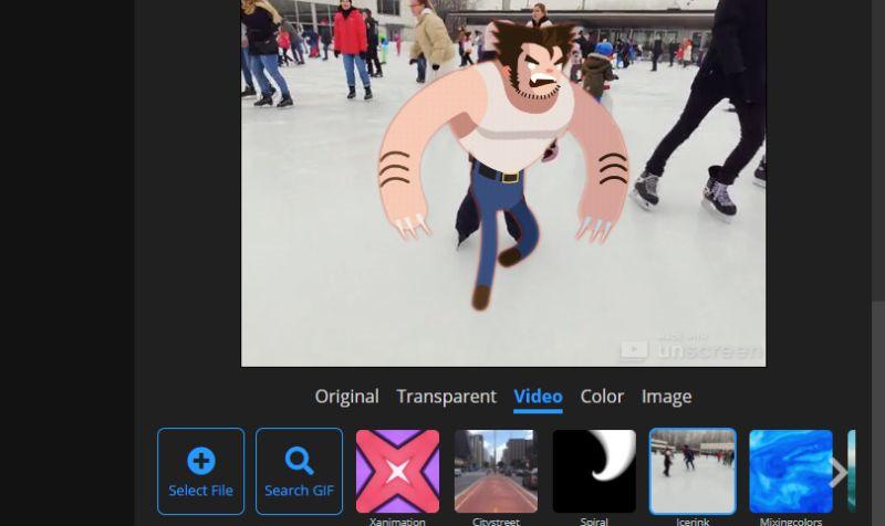 Wolverine Unscreen background remover for gifs