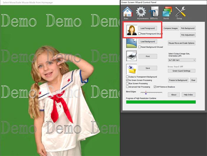 How to Remove Green Screen with Green Screen Wizard Step2