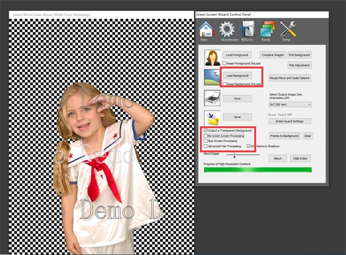 How to Remove Green Screen with Green Screen Wizard Step3
