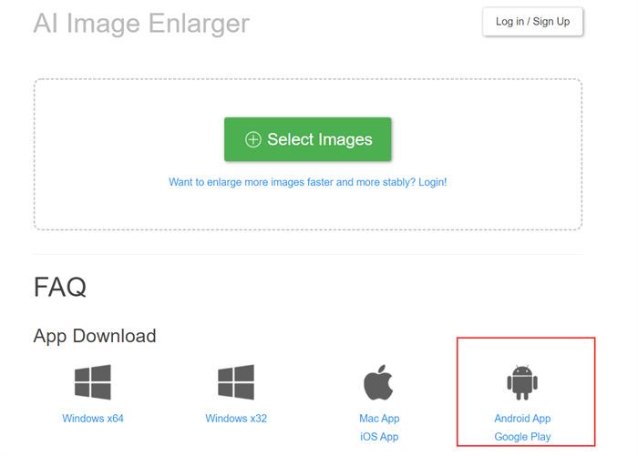 Bigjpg Android Install
