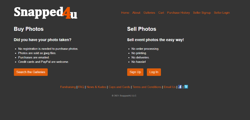 Snapped4U photo selling