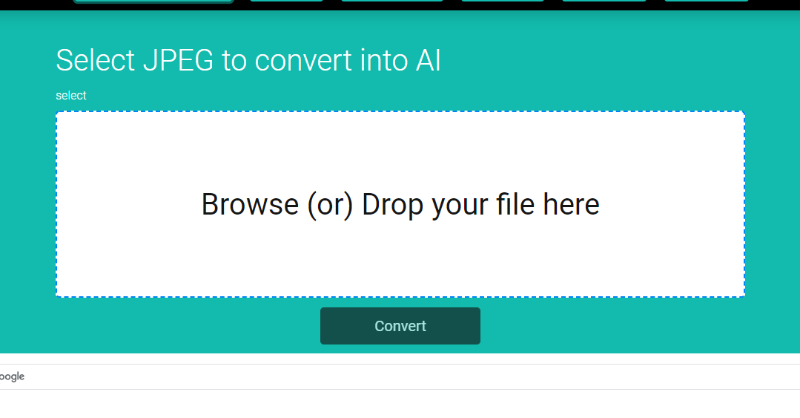ImageConvert Convert JPEG to AI