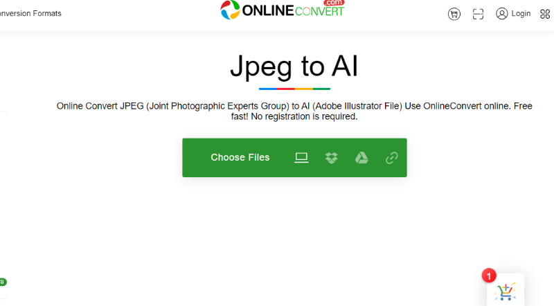 Online Convert JPEG to AI