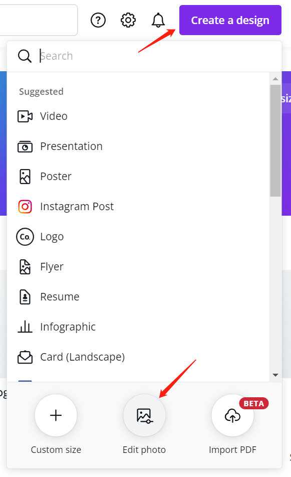 how to remove background in canva_step1