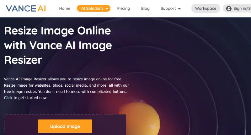 VanceAI image resizer
