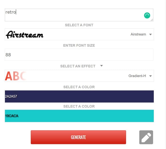 Font Meme retro fonts generator