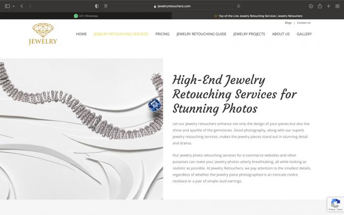Jewelry retouchers