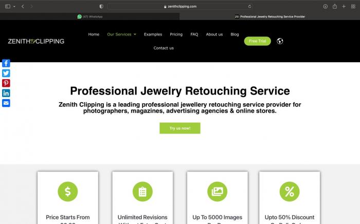 zenith clipping jewerly photo retouching