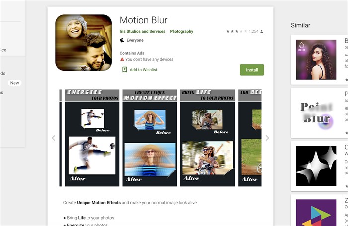 motion blur app