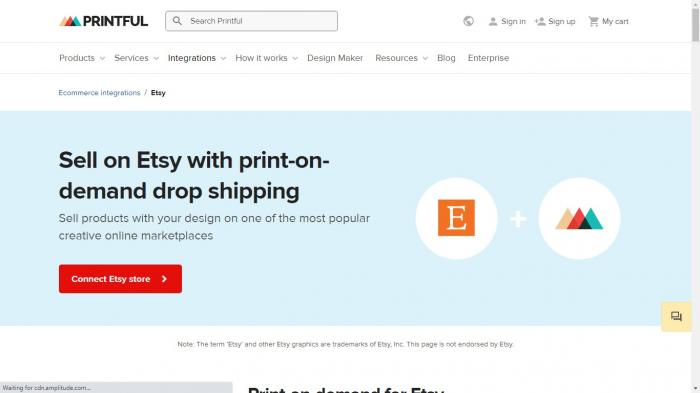 Printful print on demand