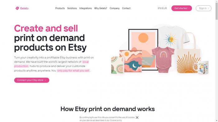 Gelato print on demand