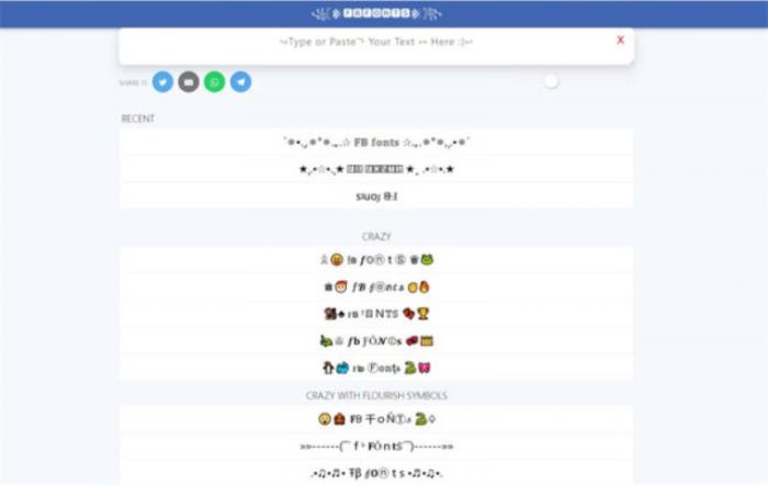 Fbfonts font changer for facebook