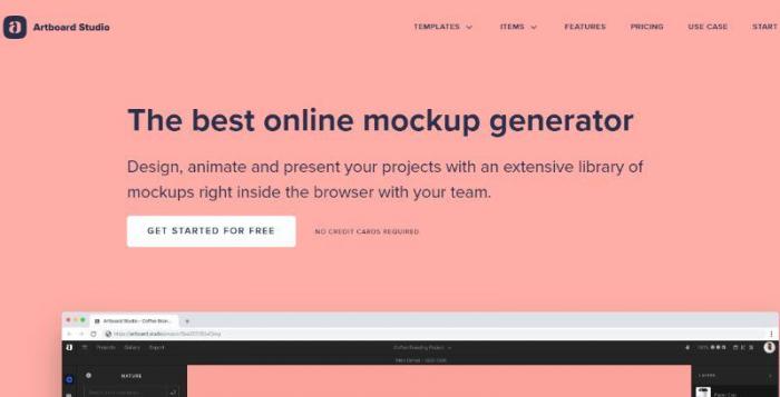 Artboard Studio t shirt mockup generator
