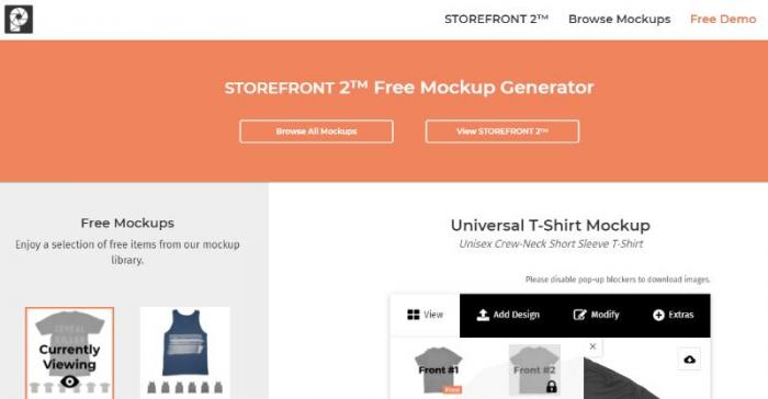 Photific t shirt mockup generator