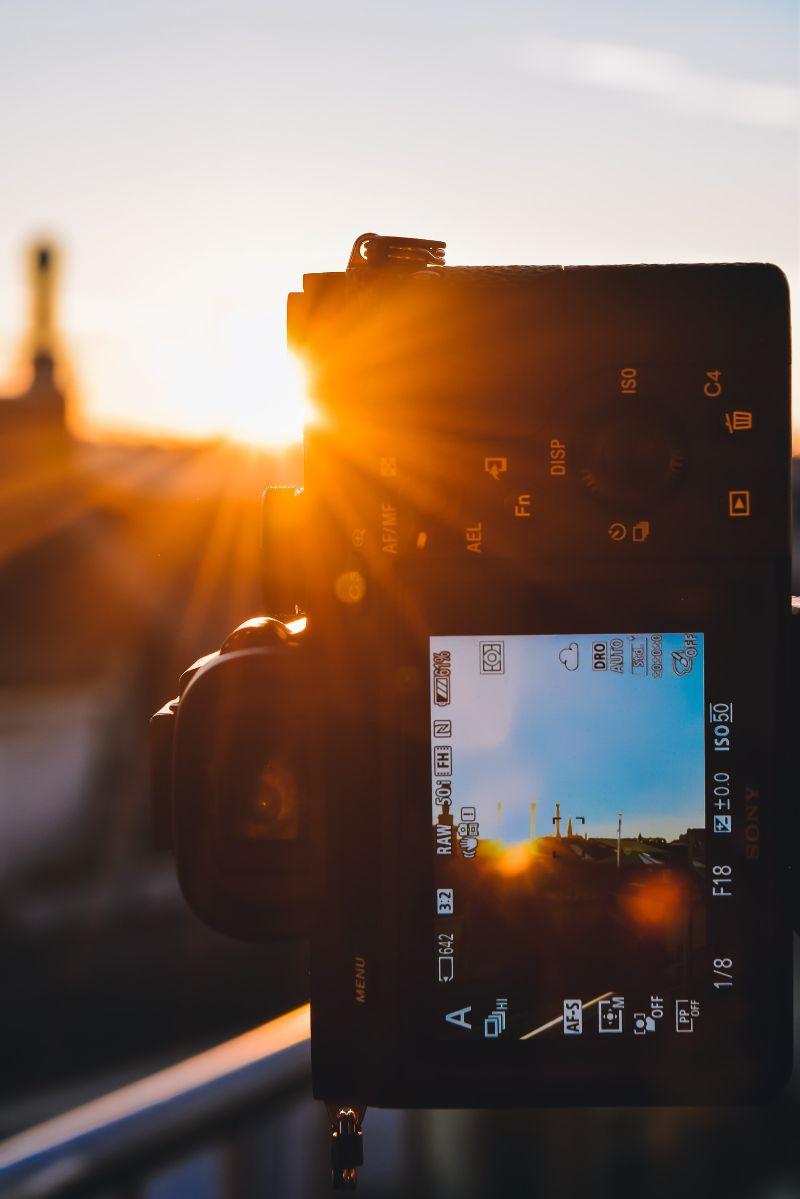 Take Caution of Lens Flare for sunset photography