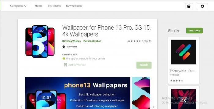 Wallpaper for iPhone 13 Pro app