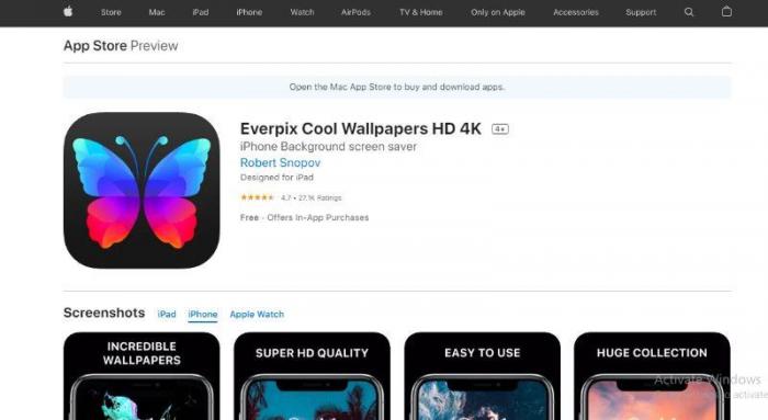 Everpix Cool Wallpapers HD 4k app