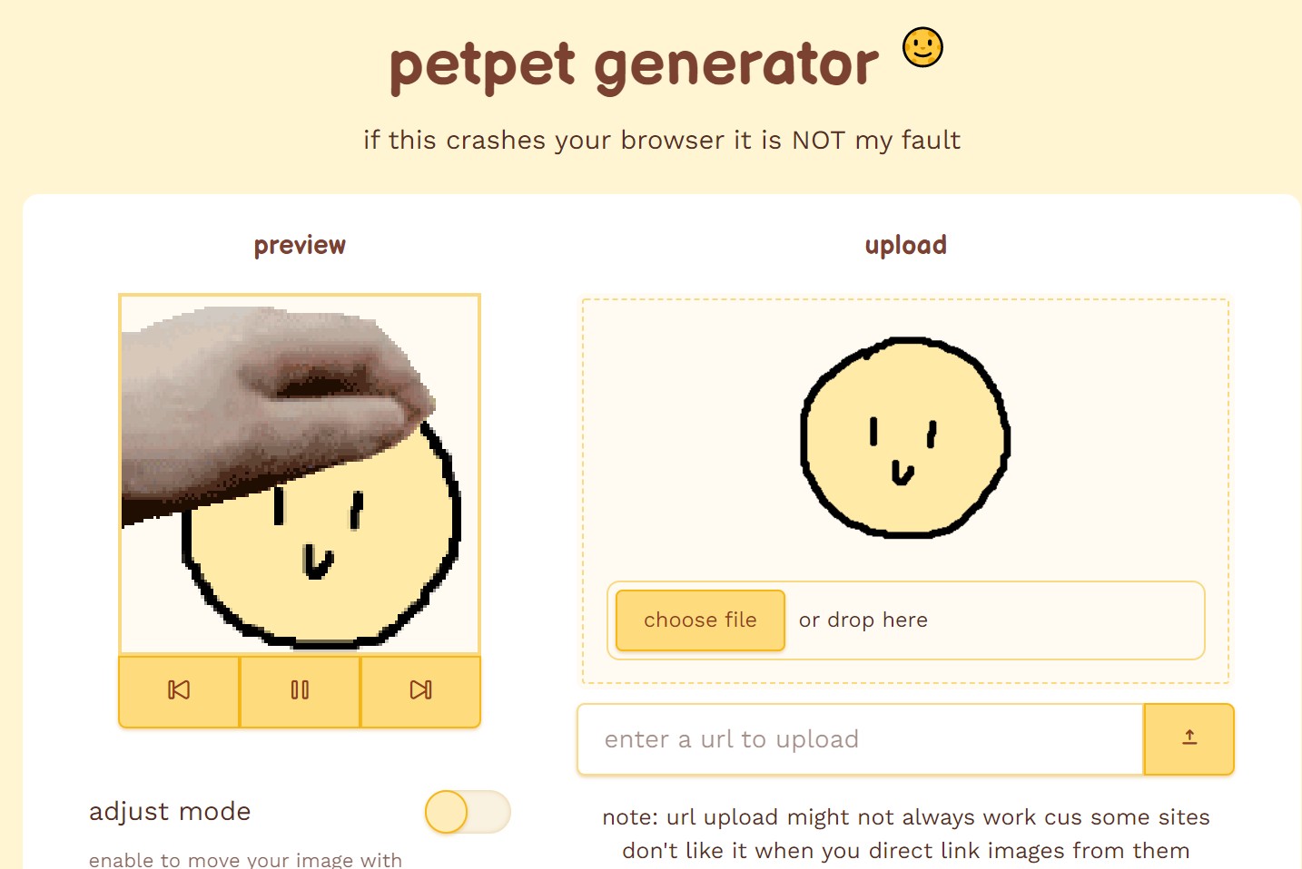 gif meme maker_petpet generator