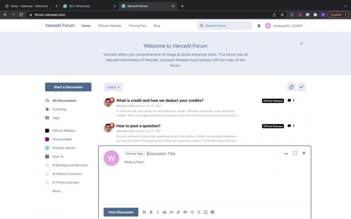 VanceAI for interactive post