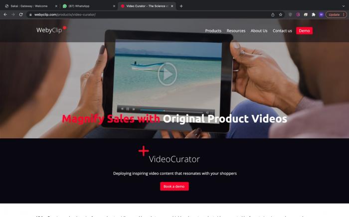 WebyClip for interactive post