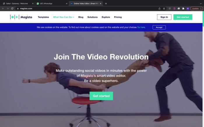 Magisto for interactive post