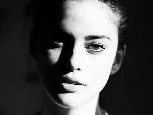 high contrast photo