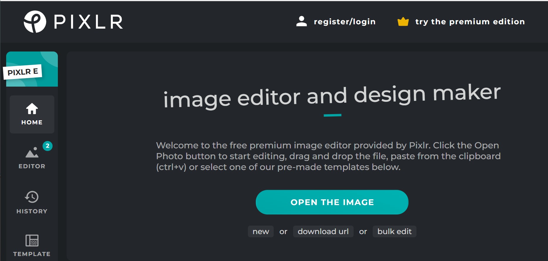 how to use pixlr background remover editor step2