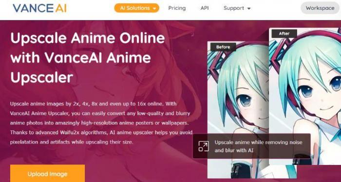 VanceAI Anime Upscaler