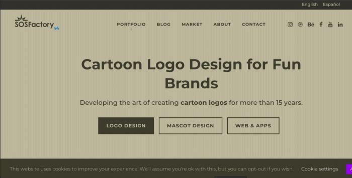 SOSFactory free cartoon logo maker