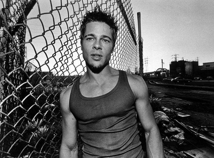 HD wallpaper: Brad Pitt Black And White Photo, Brad Pitt, one person, real people | Wallpaper Flare