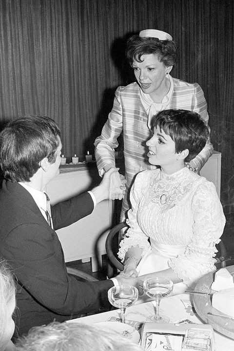 judy garland at liza minnelli  peter allen wedding