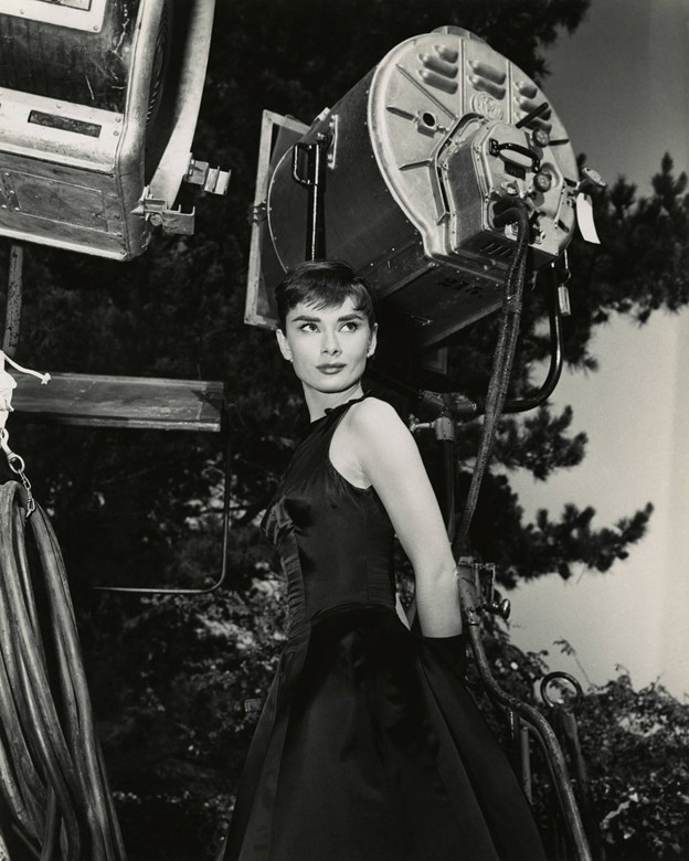 Audrey Hepburn on the set of ‘Sabrina’